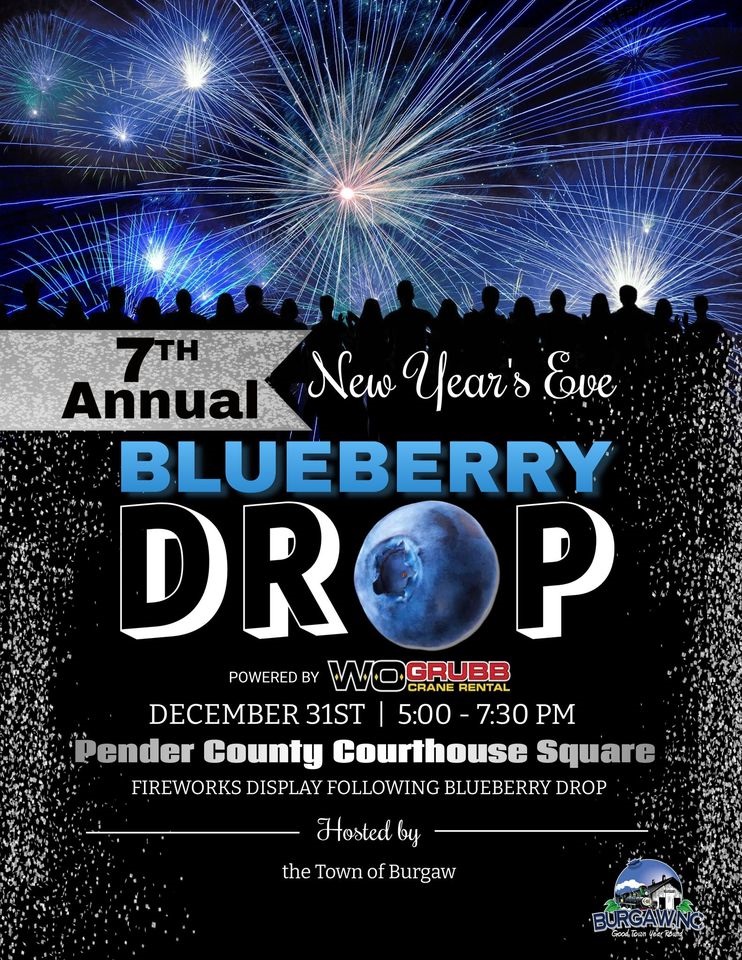 2025 New Years Eve Blueberry Drop